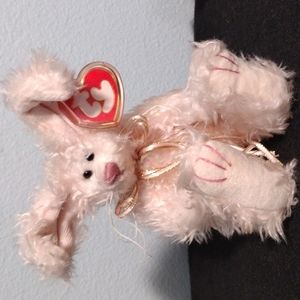 Ty Attic Treasures Bunny Blush Rare 1993 Bear beanie